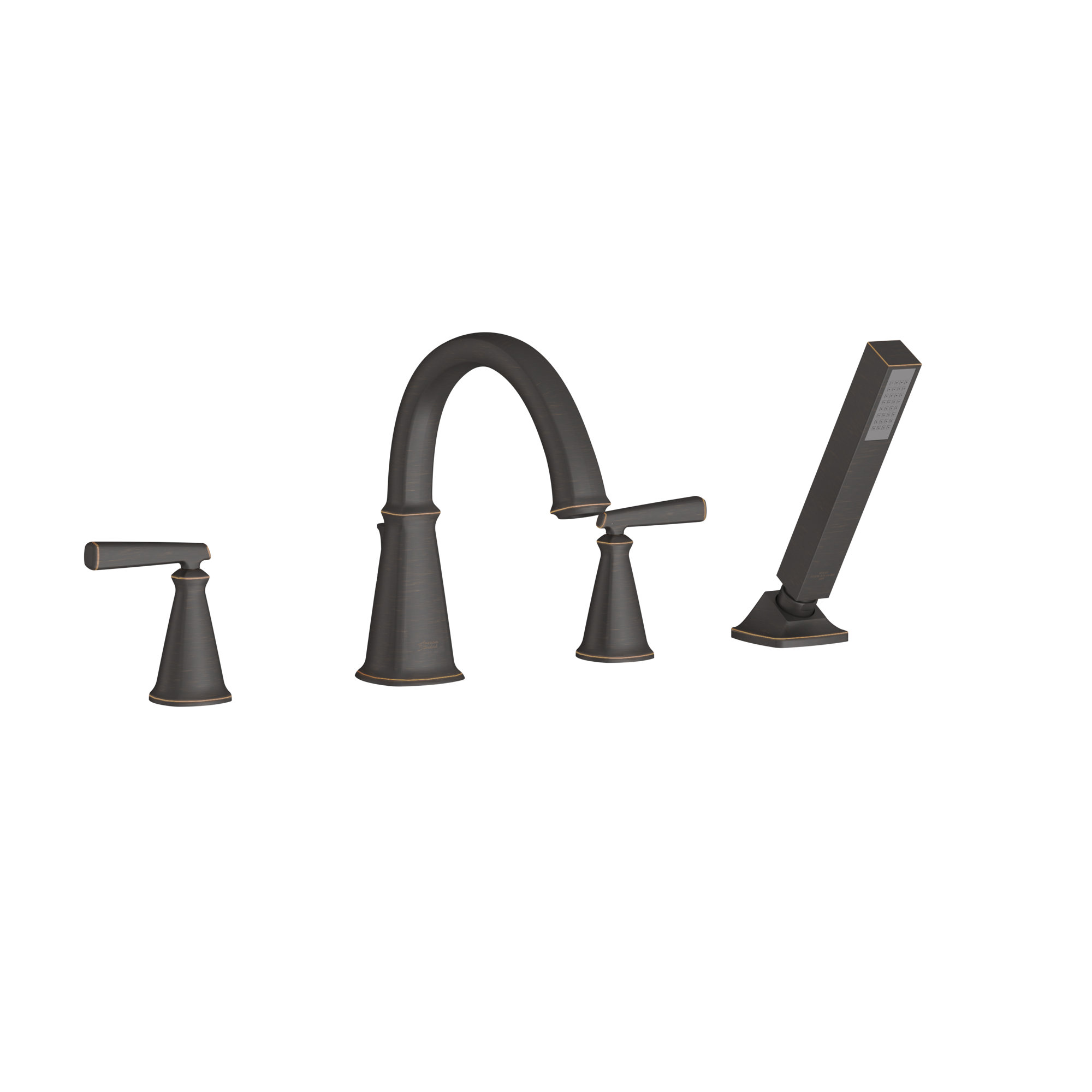Edgemere Deck Roman Tub Faucet with Diverter, Legacy Bronze