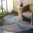 Fifth Avenue Hand Tufted Viscose,Wool, Cotton Abstract Indoor Rug-755587733