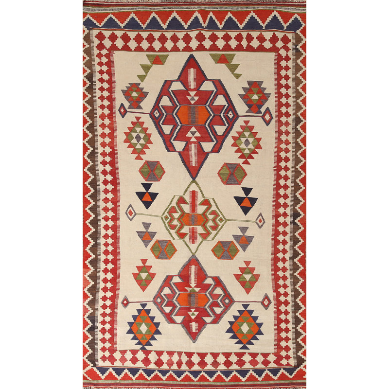 Saulsberry Vegetable Dye Kilim Rug 4x8