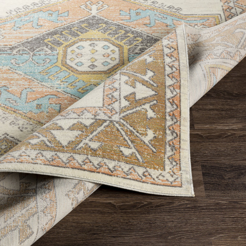 Tapis tissé à la machine Epps Southwestern, Rectangle 5 pi 3 po x 7 pi 3 po