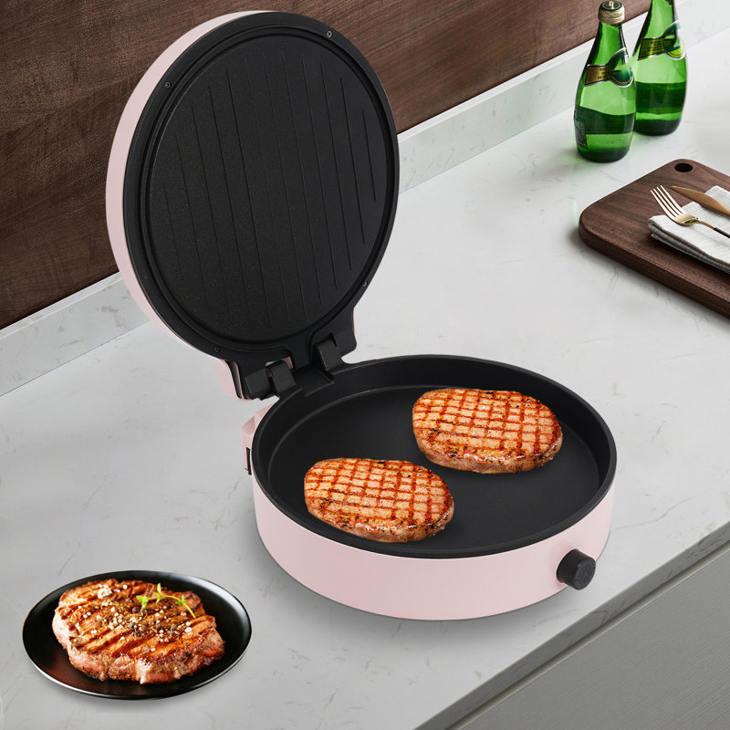 Countertop Pizza Maker Electric Grill Black, Natural
