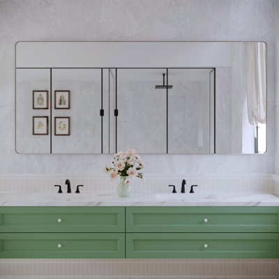 Miroir de salle de bain mural Lesamuel