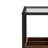17.72" Modern Coffee Table Side Table With Storage Shelf