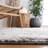Laniyia Hand Woven Wool/Cotton Abstract Rug in Gray/Ivory-2041509402