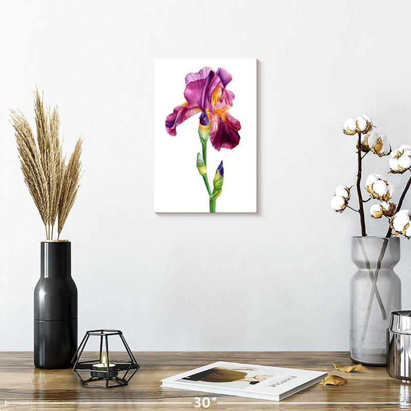 Harnek Lovely Iris Flower, 12" H x 8" W