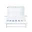 Lit escamotable avec port USB et tablettes amovibles de chaque côté-1149980850-1149980851