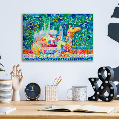 Bungalow Rose «Dromedary Camel» par Oxana Zaika, art mural en verre acrylique