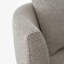 Fauteuil demi-tonneau pivotant en polyester 33 po Sigisbert