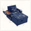 Fauteuil d'appoint confortable en velours côtelé-130770140