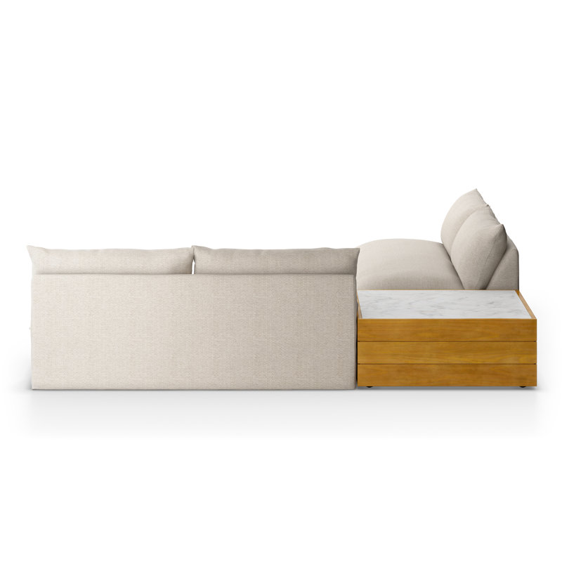 Grant Outdoor 3 - Piece Conversation Set, Faye Sand
