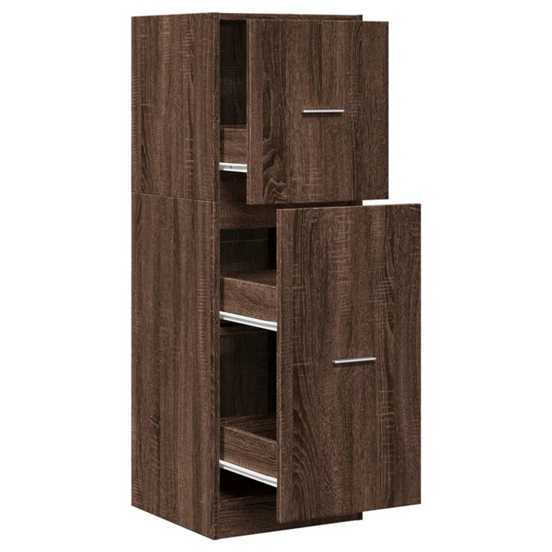 Ryong Accent Chest, Brown Oak Look