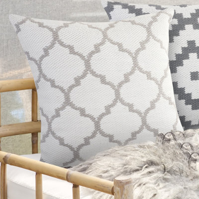 Housse et insert pour coussin décoratif carré