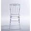 Ensemble de 4 chaises de mariage / salle à manger - siège en plastique PP avec charge de 220 lb, facile à assembler pour les rassemblements