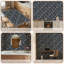 Papier peint adhésif mural auto-adhésif amovible en mousse de marbre avec papier peint auto-adhésif pour armoires de cuisine de chambre à coucher 24 po x 118 po-129491625