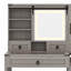 Meuble-lavabo avec miroir coulissant et lumières-663718521