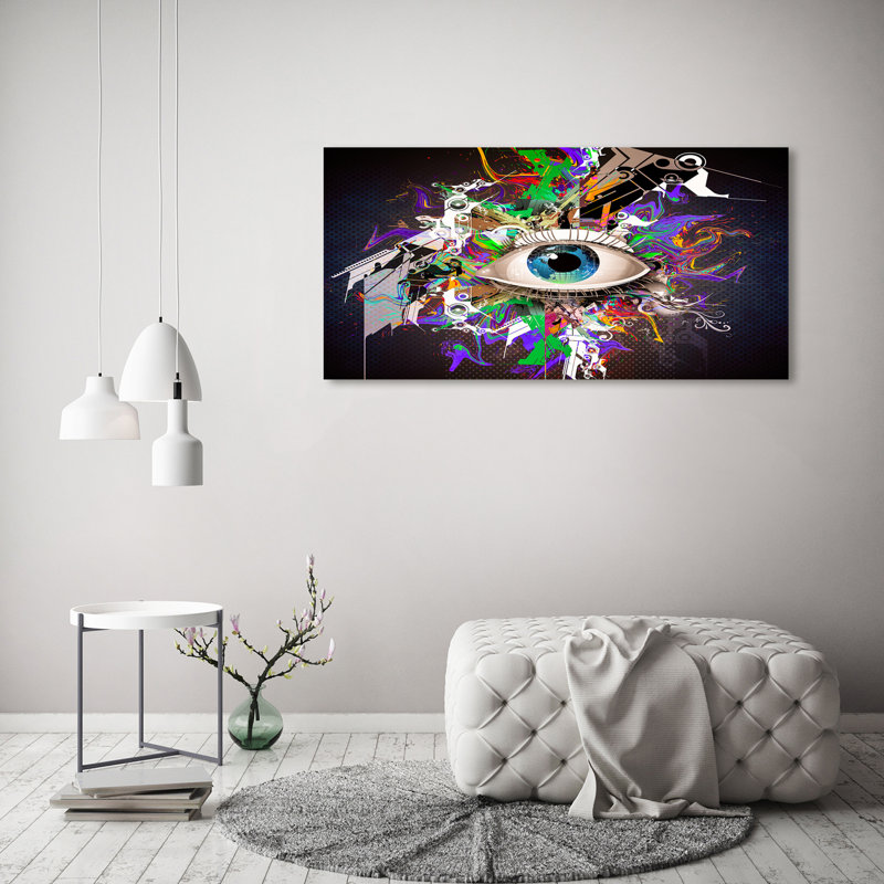 Abstract Eye - Wrapped Canvas Print
