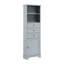 Armoire de salle de bain autoportante Anegada, armoire de rangement haute avec 3 tiroirs et tablettes réglables-1525231285-1537261910