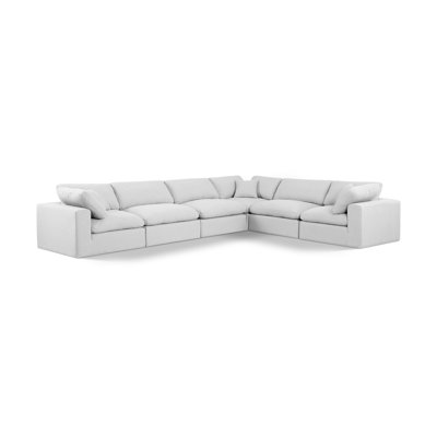 Canapé modulaire 6 pièces rembourré