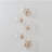Modern Floral Led Wall Sconce With Dimmable Tri-color Light & Premium Glass Shade