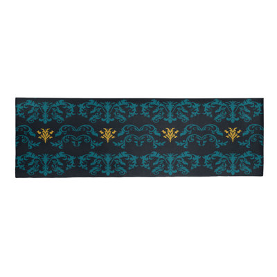 Tapis de couloir noir