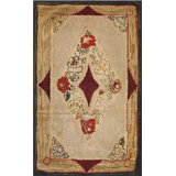 Hand Knotted Wool Geometric Area Rug