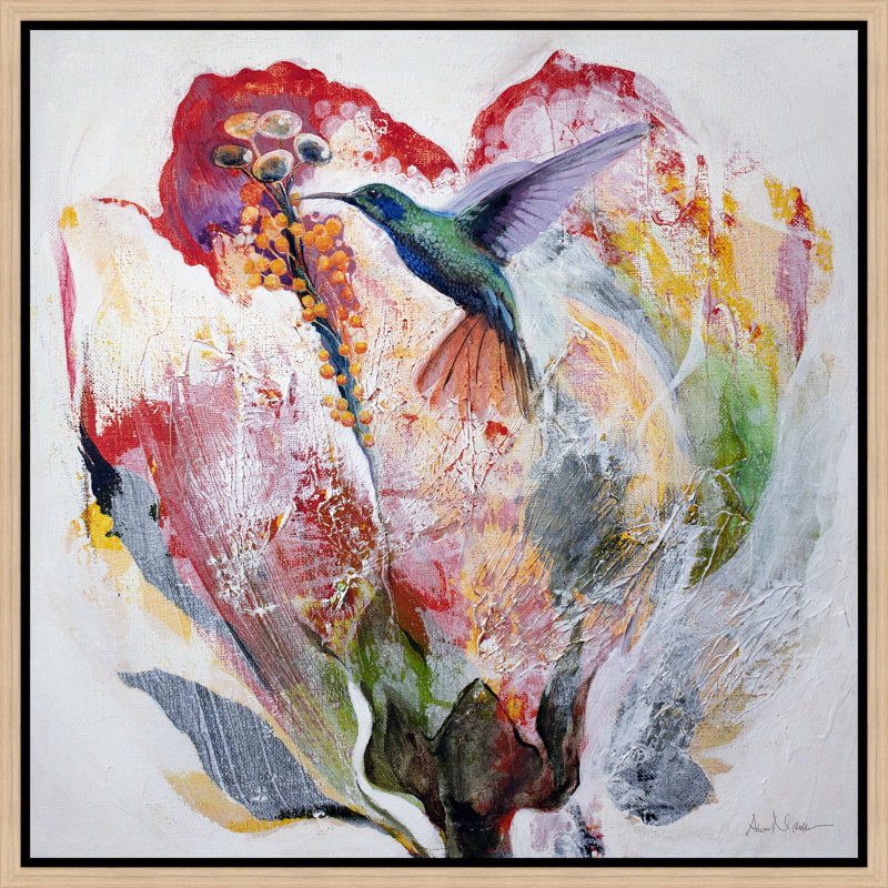 Nectar Painting by Alexander NikAnpour, Image Brush Gel, 37.75'' H x 37.75'' W