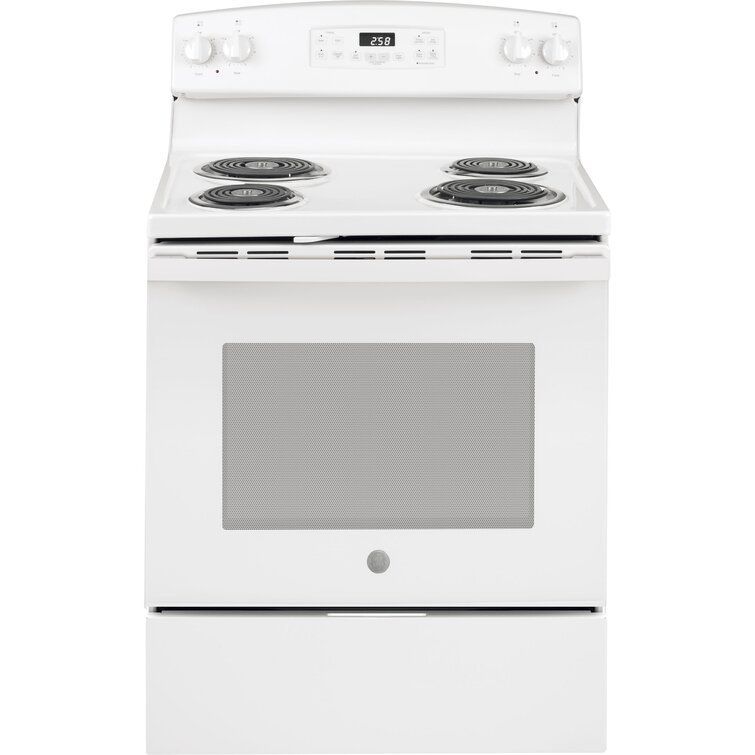 30 in. 5.3 cu. ft. Freestanding Electric Range in Stainless Steel