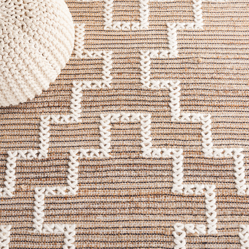 Tapis en fibre naturelle 375 Adriyel, Rectangle 4 pi x 6 pi