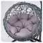 Balancelle Modern Cat avec support et coussin - Fauteuil à œufs suspendu intérieur / extérieur pour chats et petits chiens