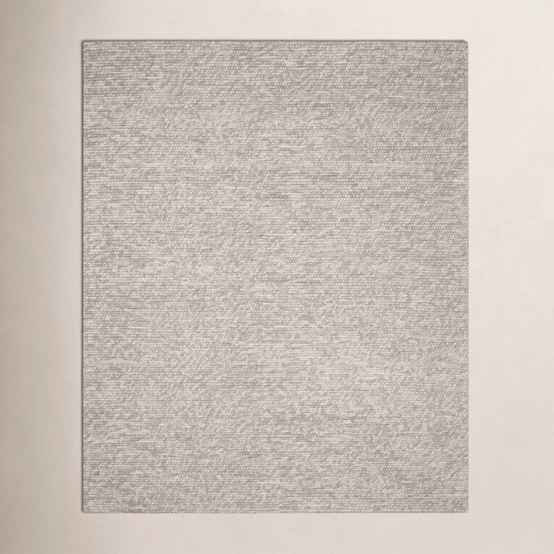 Elle Handmade Beige Rug, Rectangle 10' x 14'