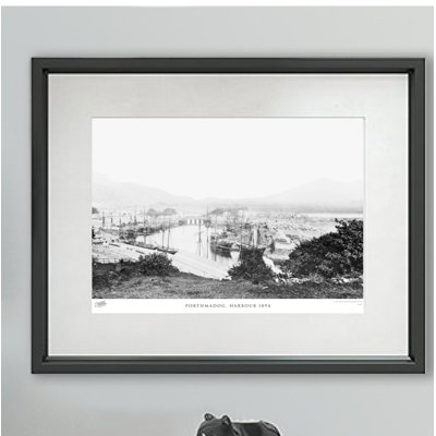 Porthmadog, Harbour 1894 by Francis Frith - Single Picture Frame Print