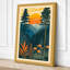 Mountain at Sunset Rustic - Wrapped Canvas-131763883-131763879