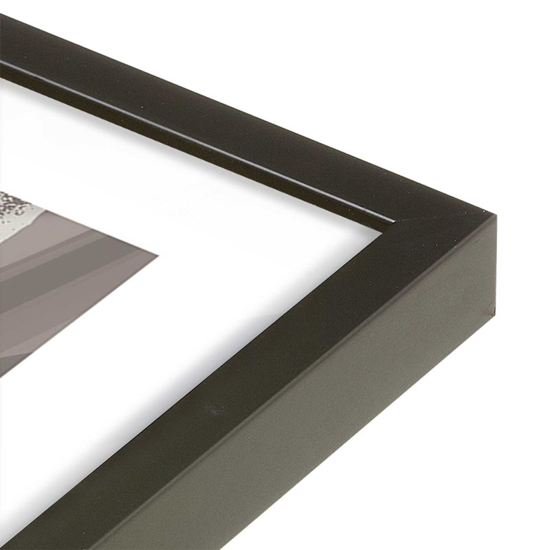 Ensemble de 3 gravures Timeless Grains, H 37,5 po x l 49,5 po x P 1,25 po, Cadre noir satiné