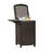 Suncast 77 Quarts Serving Station / Cart Cooler with wheels in Brown