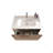30" Striped Walnut Bathroom Vanity With White Ceramic Sink, Wall Mounted Floating Bathroom Vanity-583589179-583589178
