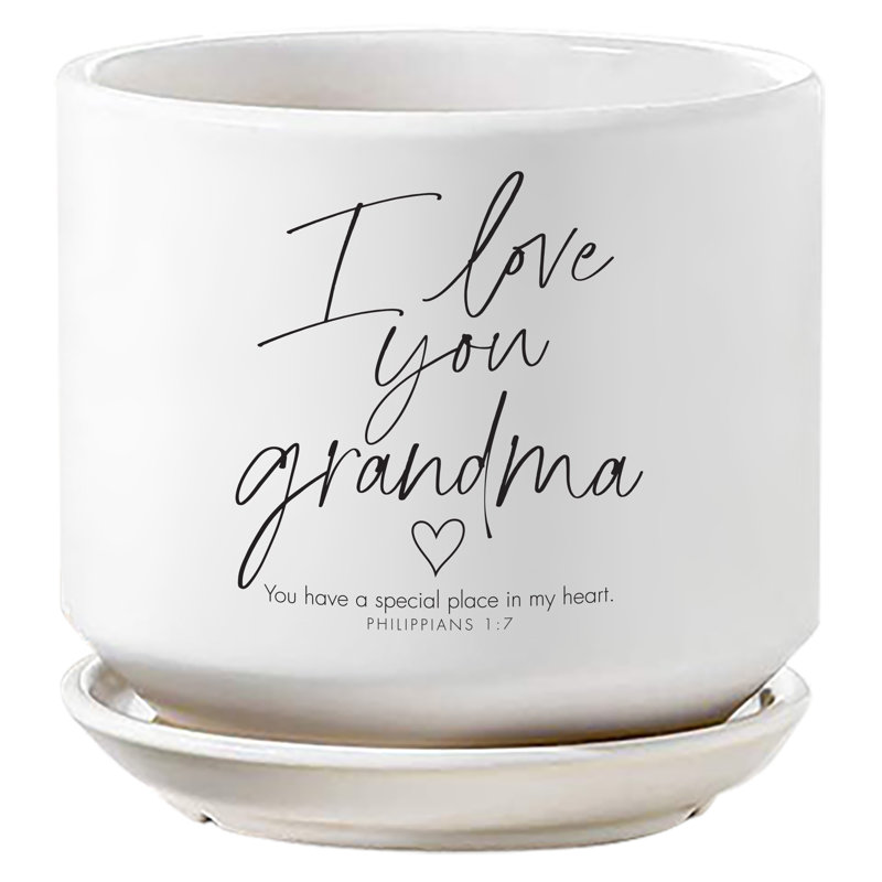 Jardinière I Love You Grandma Philippians 1