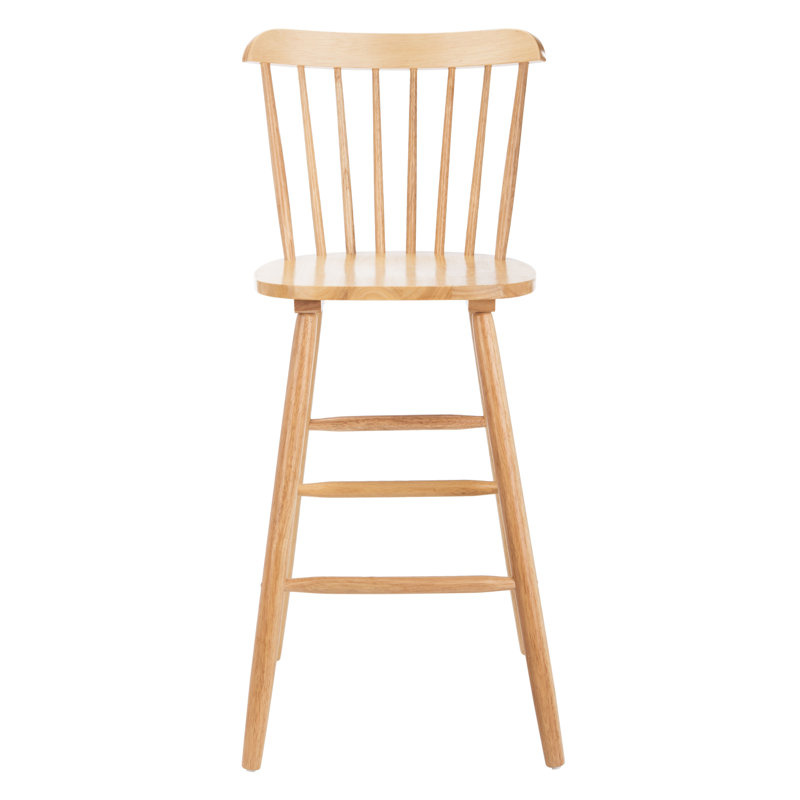 Solid Wood Counter Stool, Beige, Bar Stool (76.2cm Seat Height)