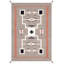 Oriental Area Rug in Mocha