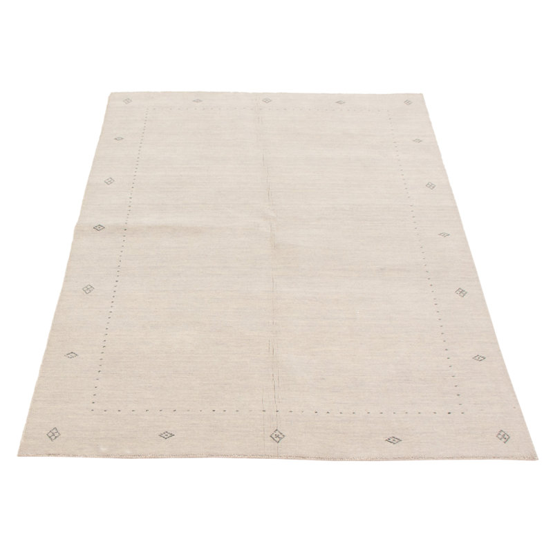 Tapis gris clair Preslei Gabbeh 5 pi 1 po x 8 pi 0 po