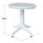 Delmontez 2 - Person Solid Wood Top Pedestal Dining Set-1418498277