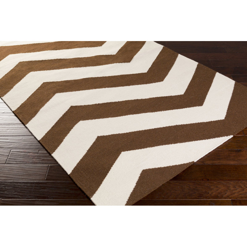 Diego Wool Chevron Indoor Rug, Rectangle 9' x 13'
