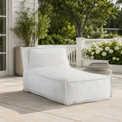 Ramona Outdoor Bean Bag Lounge Chair, Set of 1, Weather-Resistant and Ultra-Comfortable for Patio and Garden Relaxation