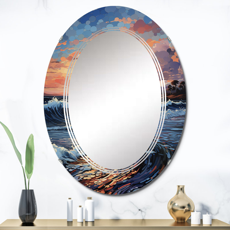Miroir mural Essebtine, 36 po x 24 po
