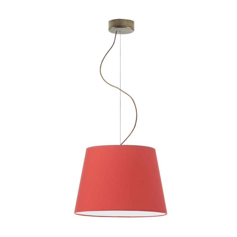 Demariana 1 - Light Single Pendant, Red, Copper
