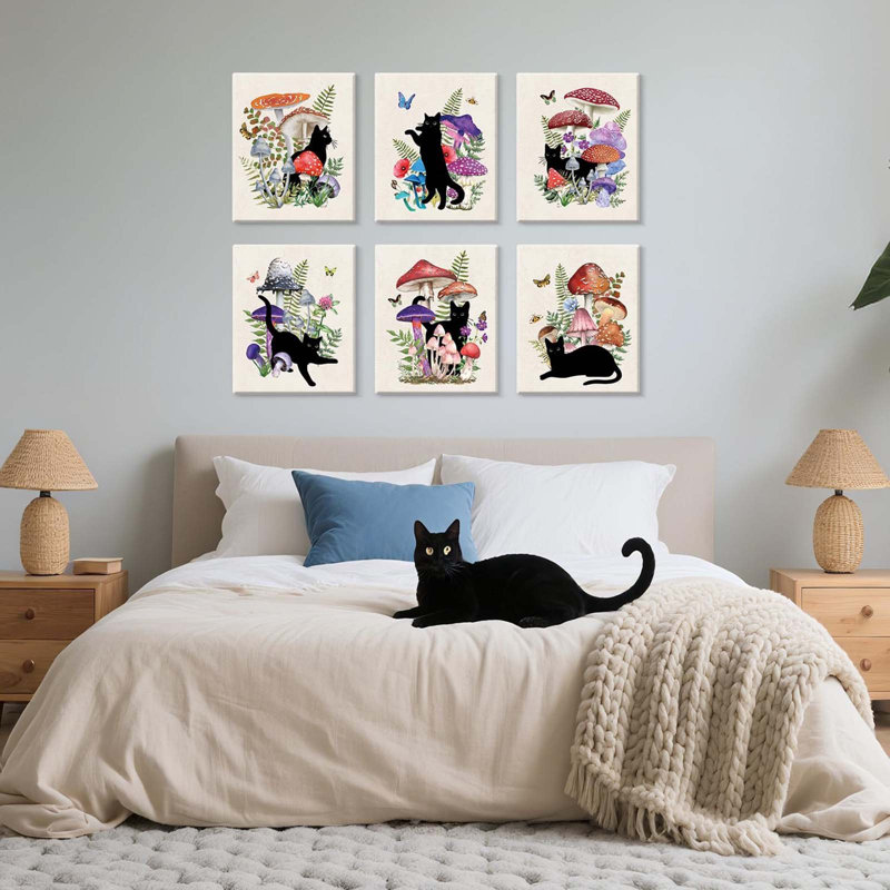6 Piece Wrapped Canvas Wall Art