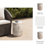 20" Puteri Ceramic Garden Stool