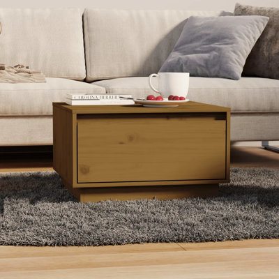 Gouker Solid Coffee Table with Storage