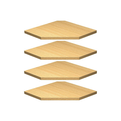 Wood Corner Shelf