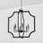 6 - Light Dimmable Lantern Geometric Chandelier-32971098