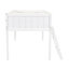 Lit mezzanine simple avec rangement portable-256205596